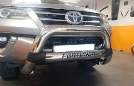 Bull bars, Nudge bars, Roll bars, Side steps for any type of vehicle. Custom made or imported. We also manufacture and install, import and install roof rails. We also manufacture to order custom bars, whether based on design or design and supply.
