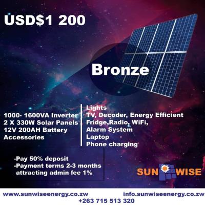 Solar Power System: Bronze Package
