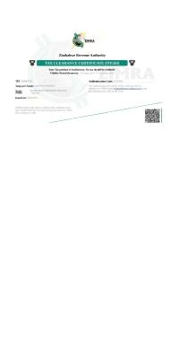 Tax clearance renewal 