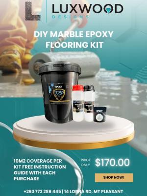 DIY Marble Epoxy Flooring Kit