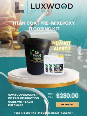 Titan Coat Pre-MixEpoxy Flooring Kit