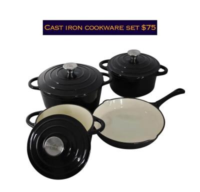 Cast iron pots