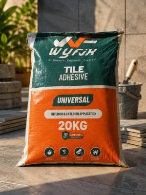 WYFIX Tile Adhesive provides strong bonding for a professional finish in residential and commercial tiling projects.