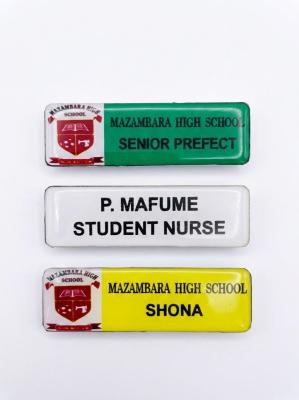 Straight badges